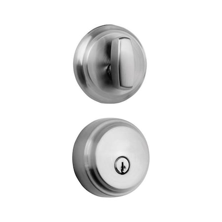 Brinks Commercial Brinks Push Pull Rotate Satin Nickel Steel Deadbolt 23061-119
